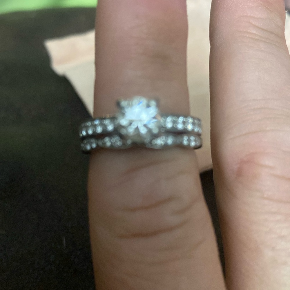 Tacori platinum bridal set size 6 1/2
